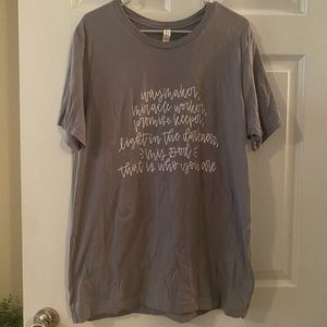 Gray Waymaker Miracle Worker Tshirt